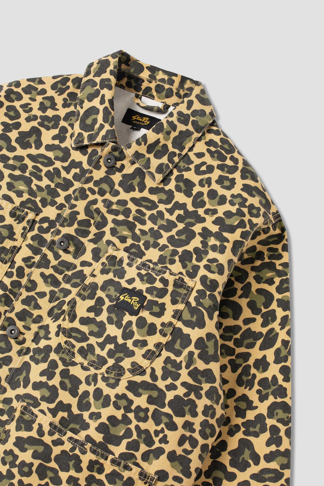 Coverall Jacket - Leopard Print