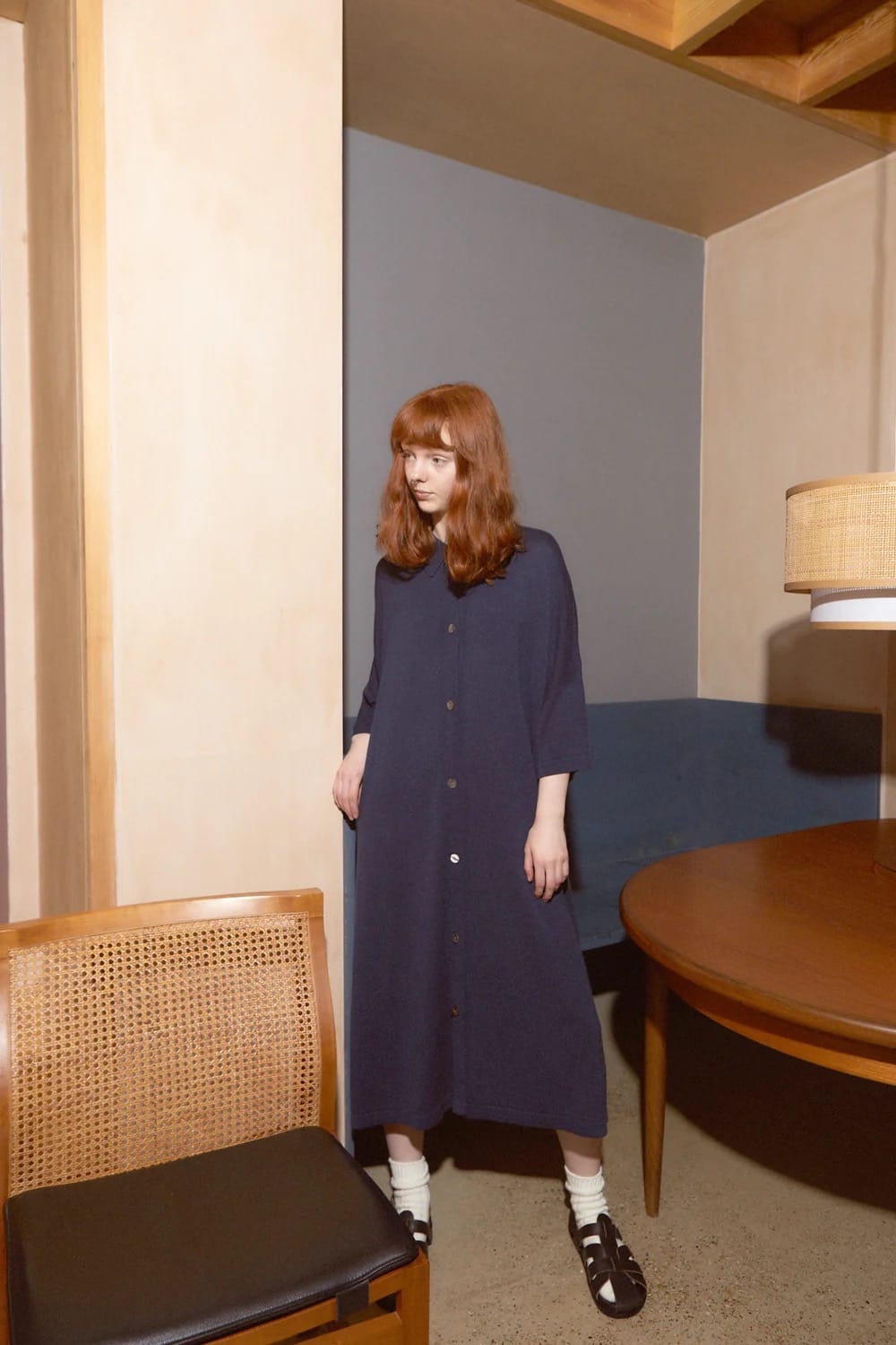 Davos Dress - Navy
