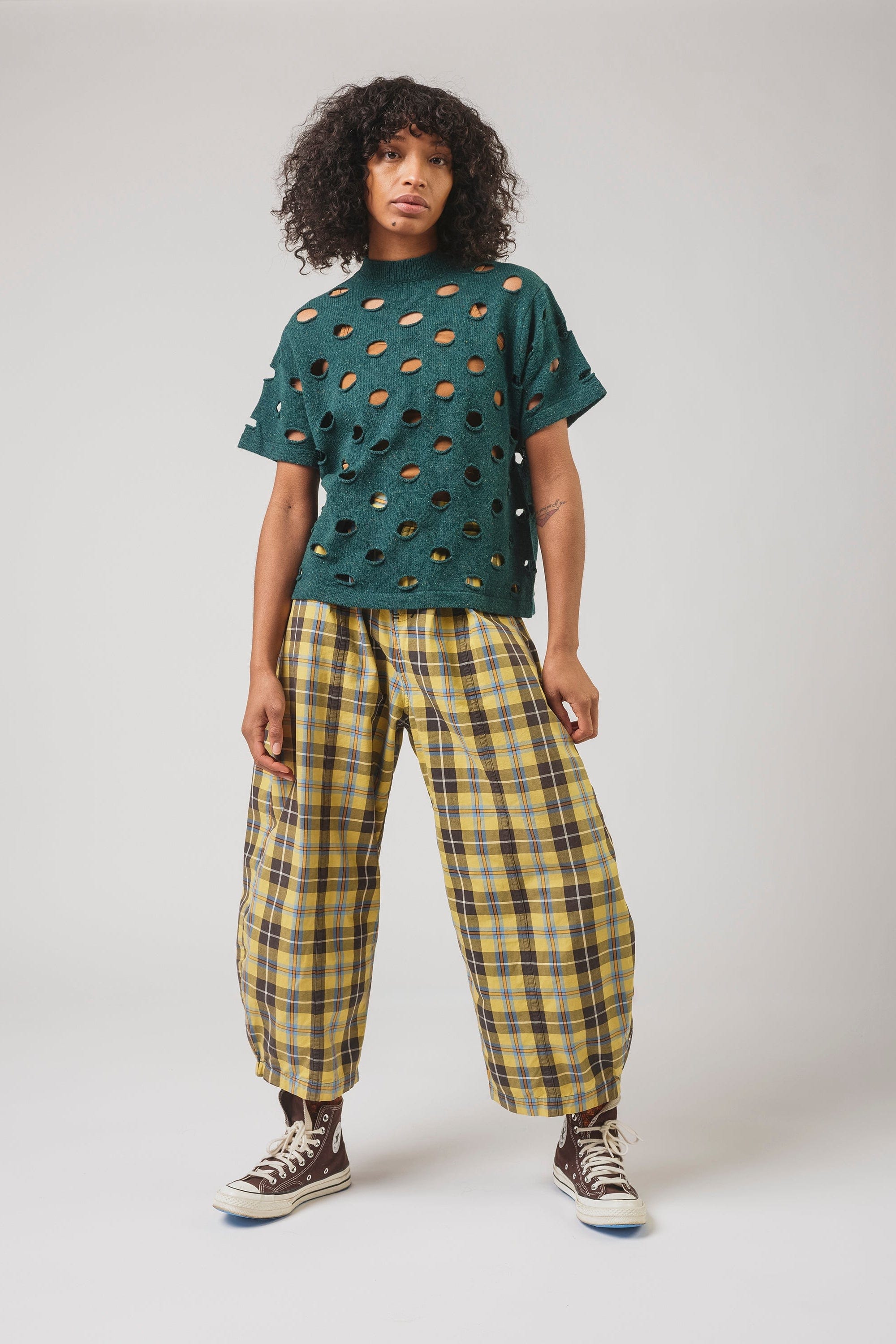 Bind Off Tee - Spruce