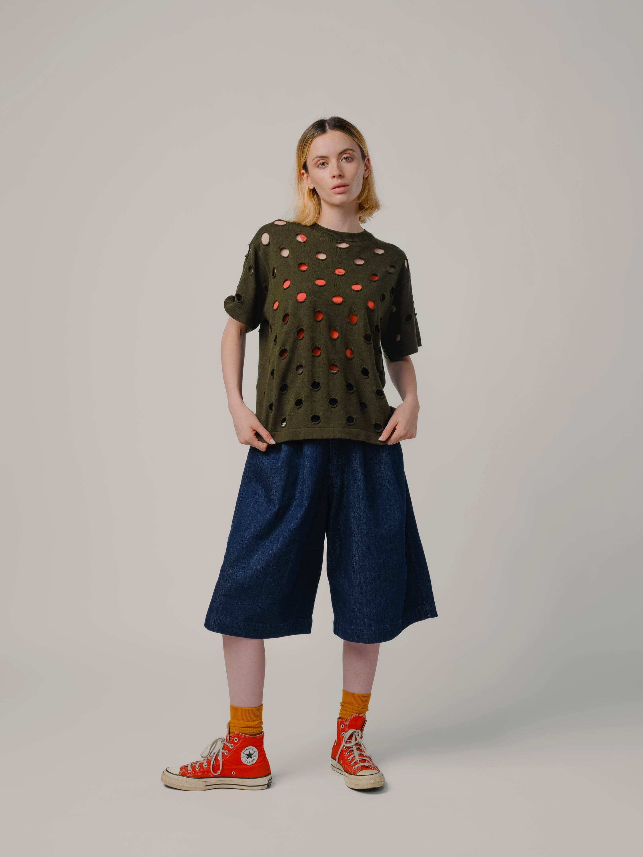 Cotton Bind Off Tee - Hemlock