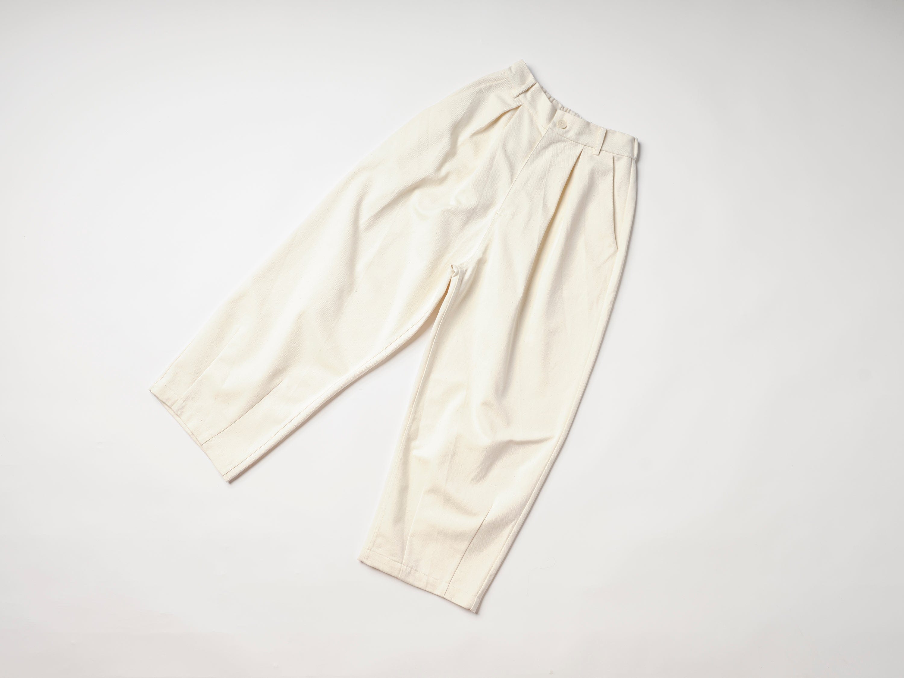 Denim Woven Pant - Natural