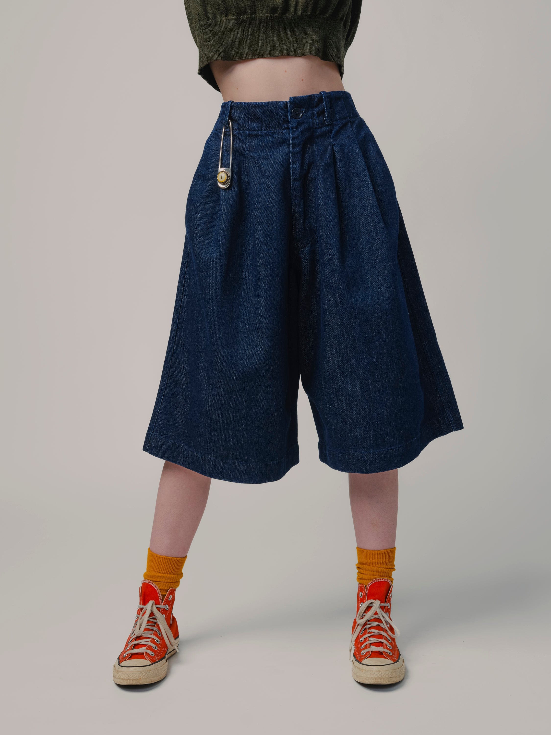 Denim Woven Short - Indigo