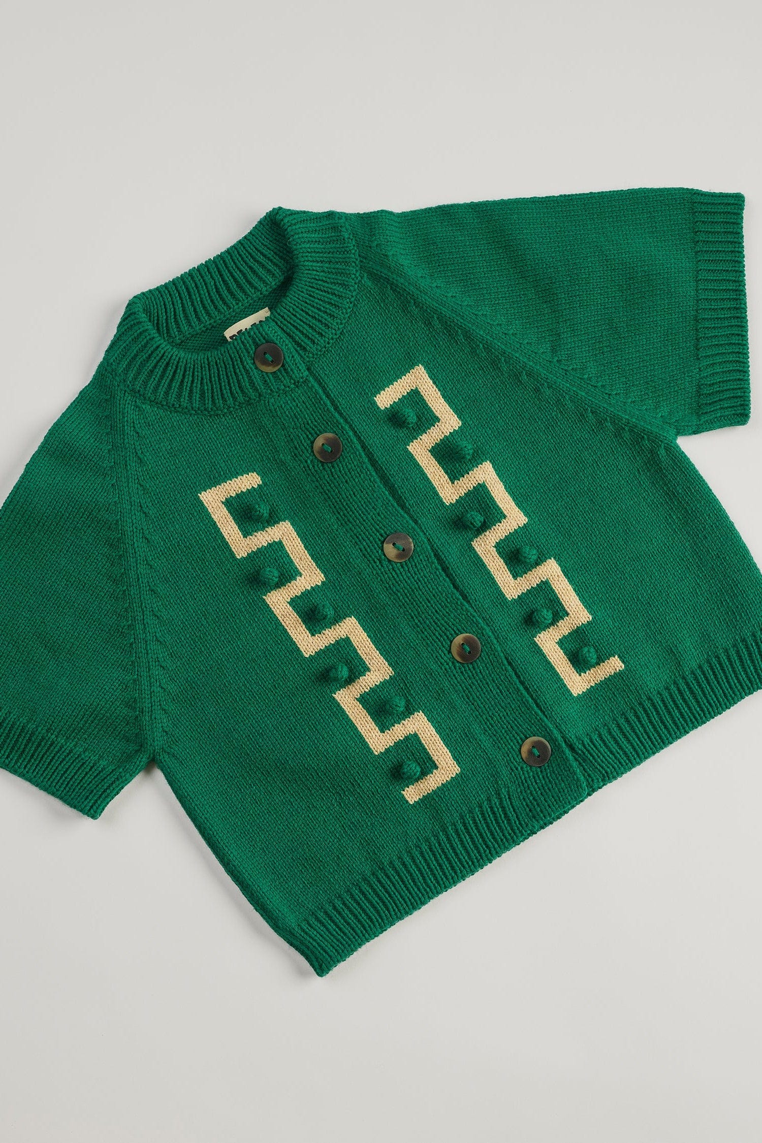 Key Cardigan Tee - Kelly Green