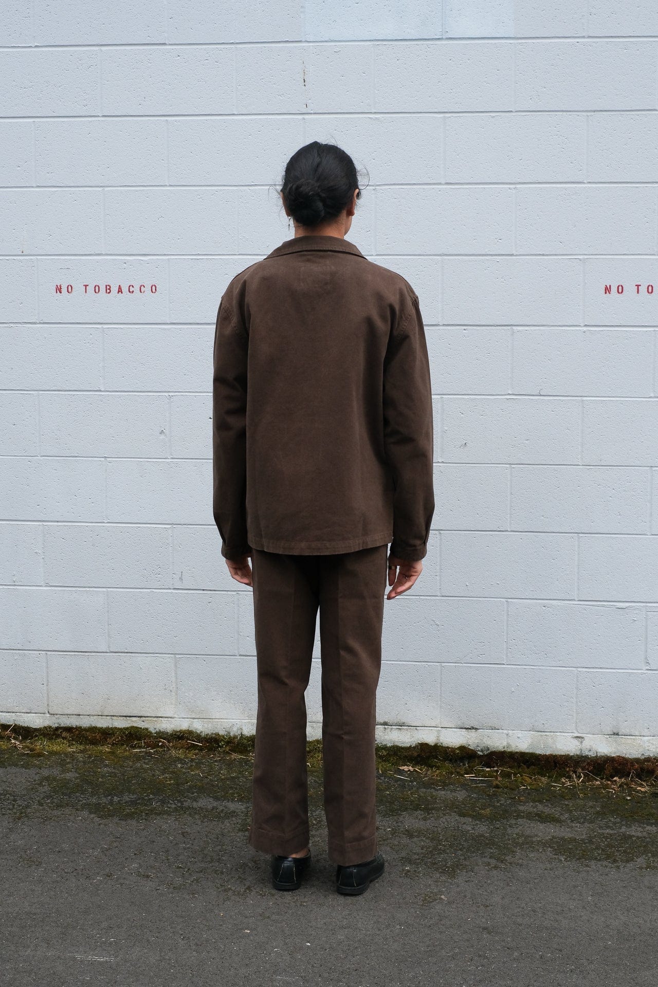 Jungle Brushed Twill Overshirt - Brown