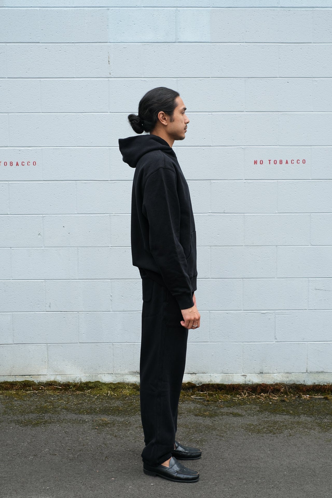 Arctic Knit Hoodie - Black