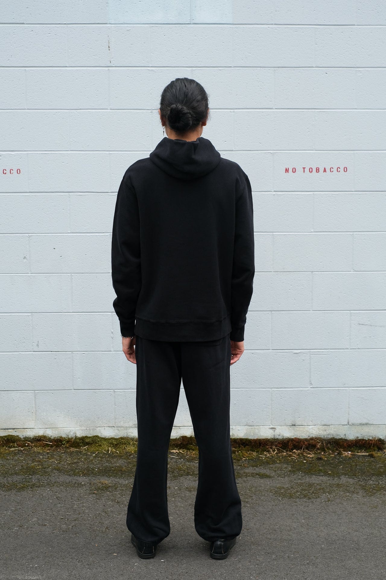 Arctic Knit Hoodie - Black