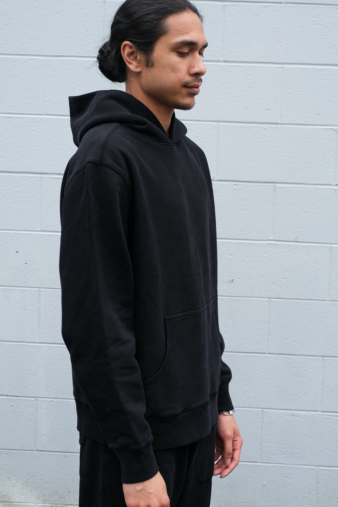 Arctic Knit Hoodie - Black