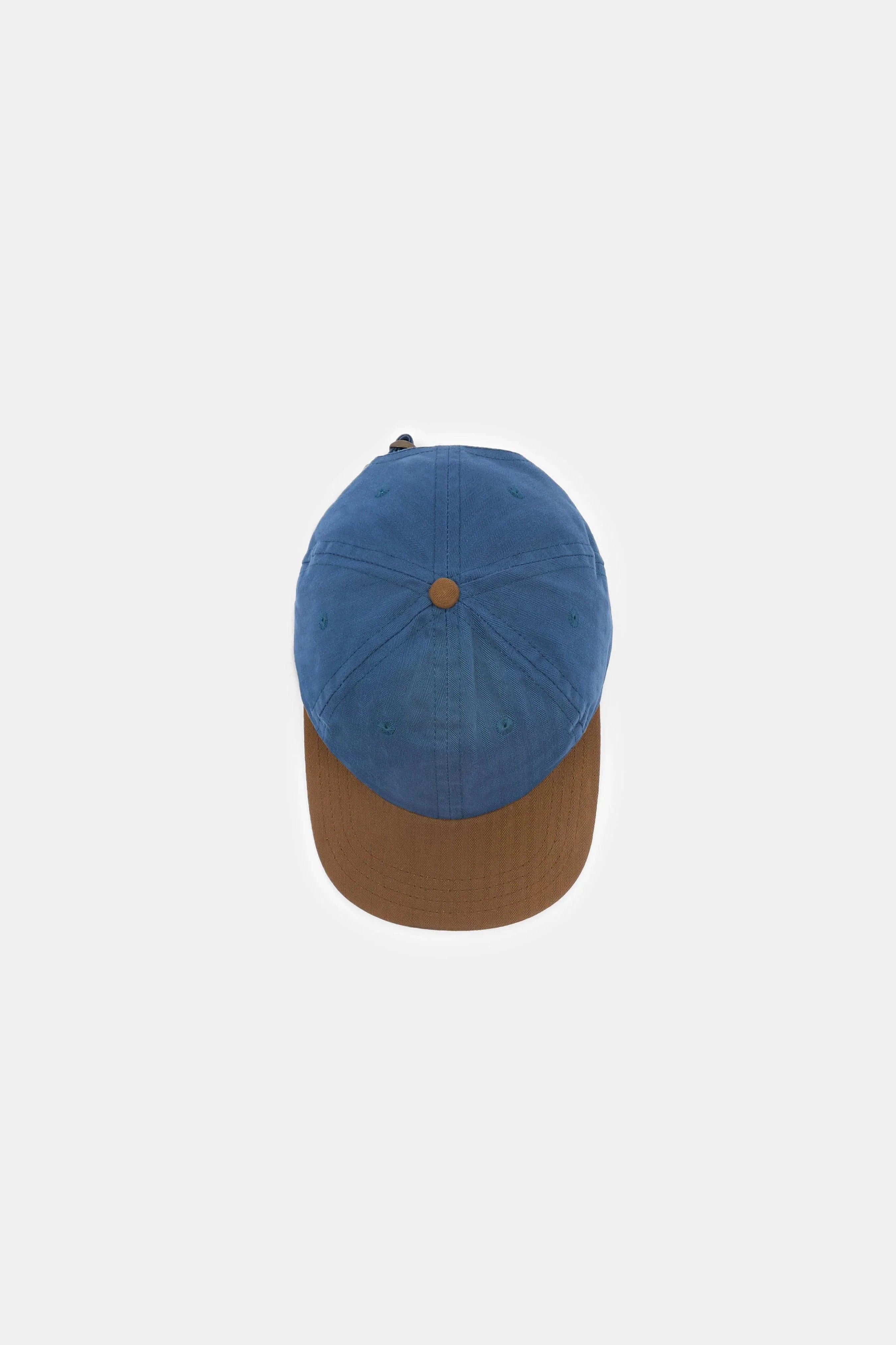 2-Tone Baseball Hat - Mock Blue / Nicotine Dry Wax