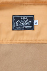Cotton Crissman Overshirt - Camel Moleskin
