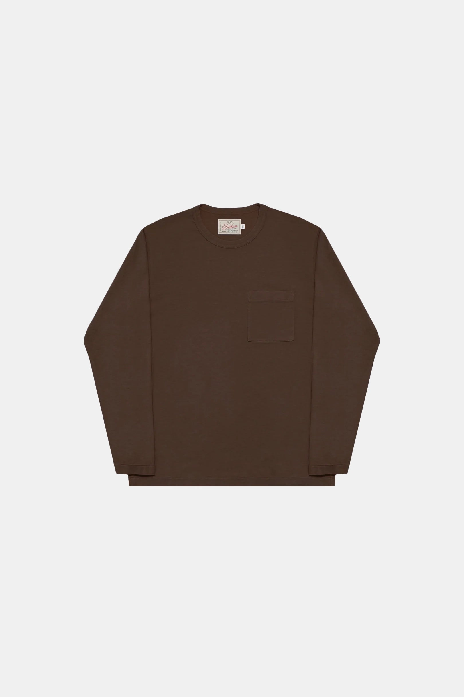 Long Sleeve Tee - Brown