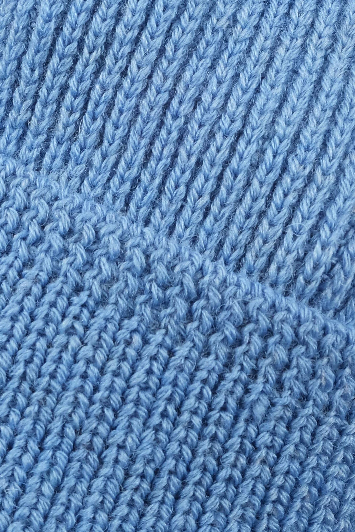 Wool Knit Watch Cap - Columbia Blue