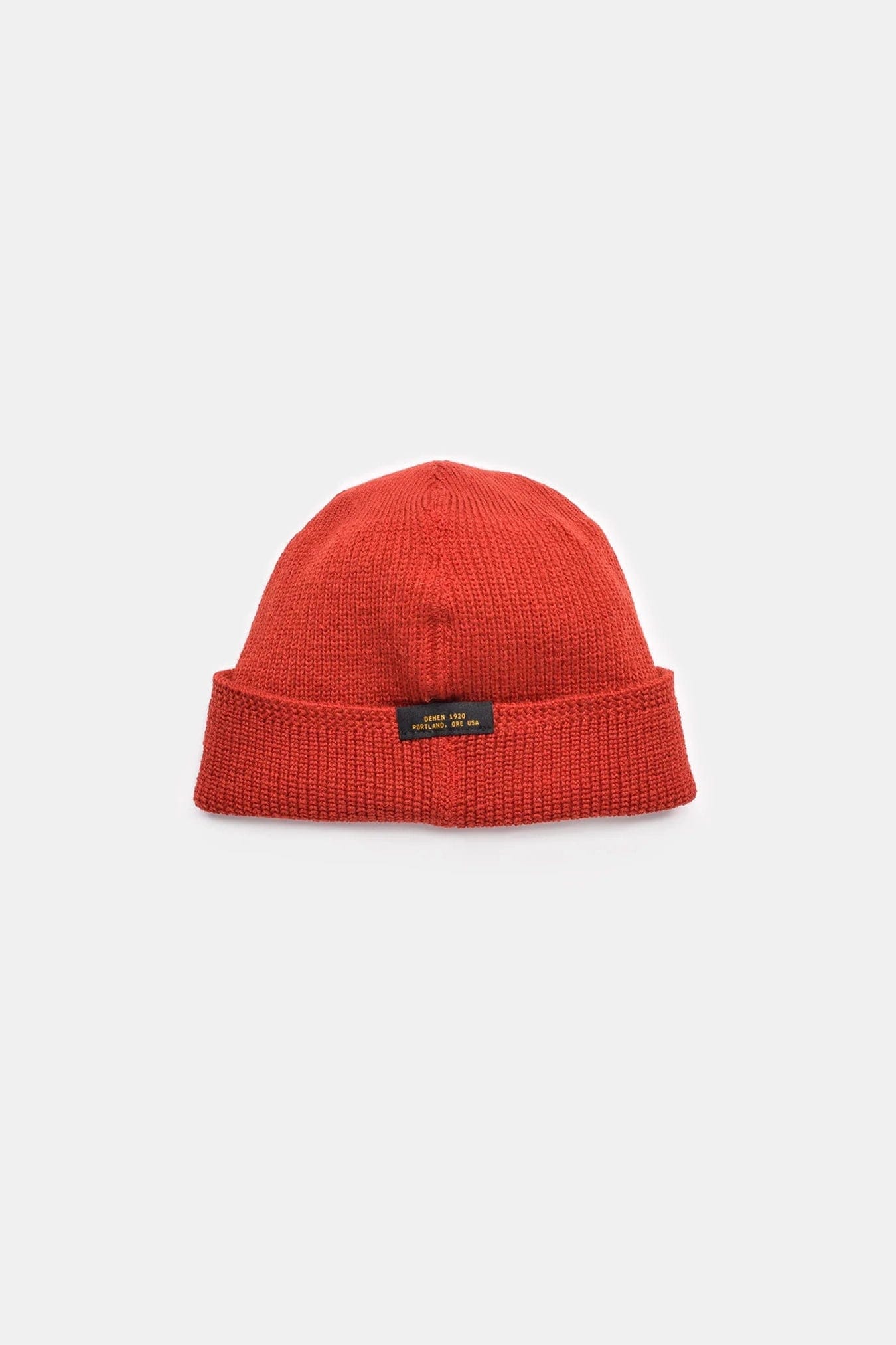 Wool Knit Watch Cap - Forster Red