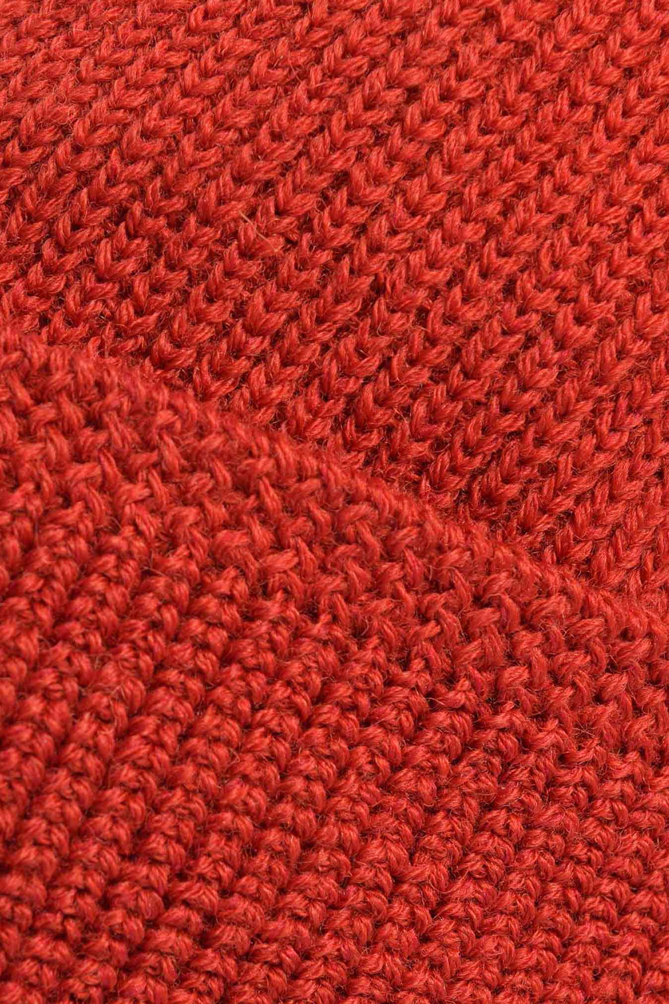 Wool Knit Watch Cap - Forster Red