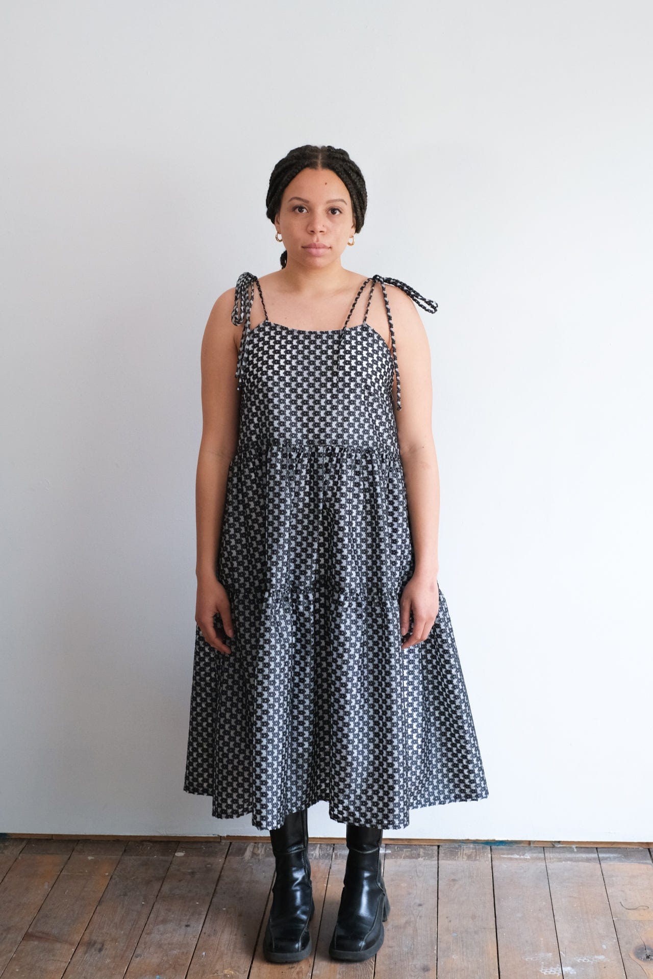 Cece Dress - Black & White