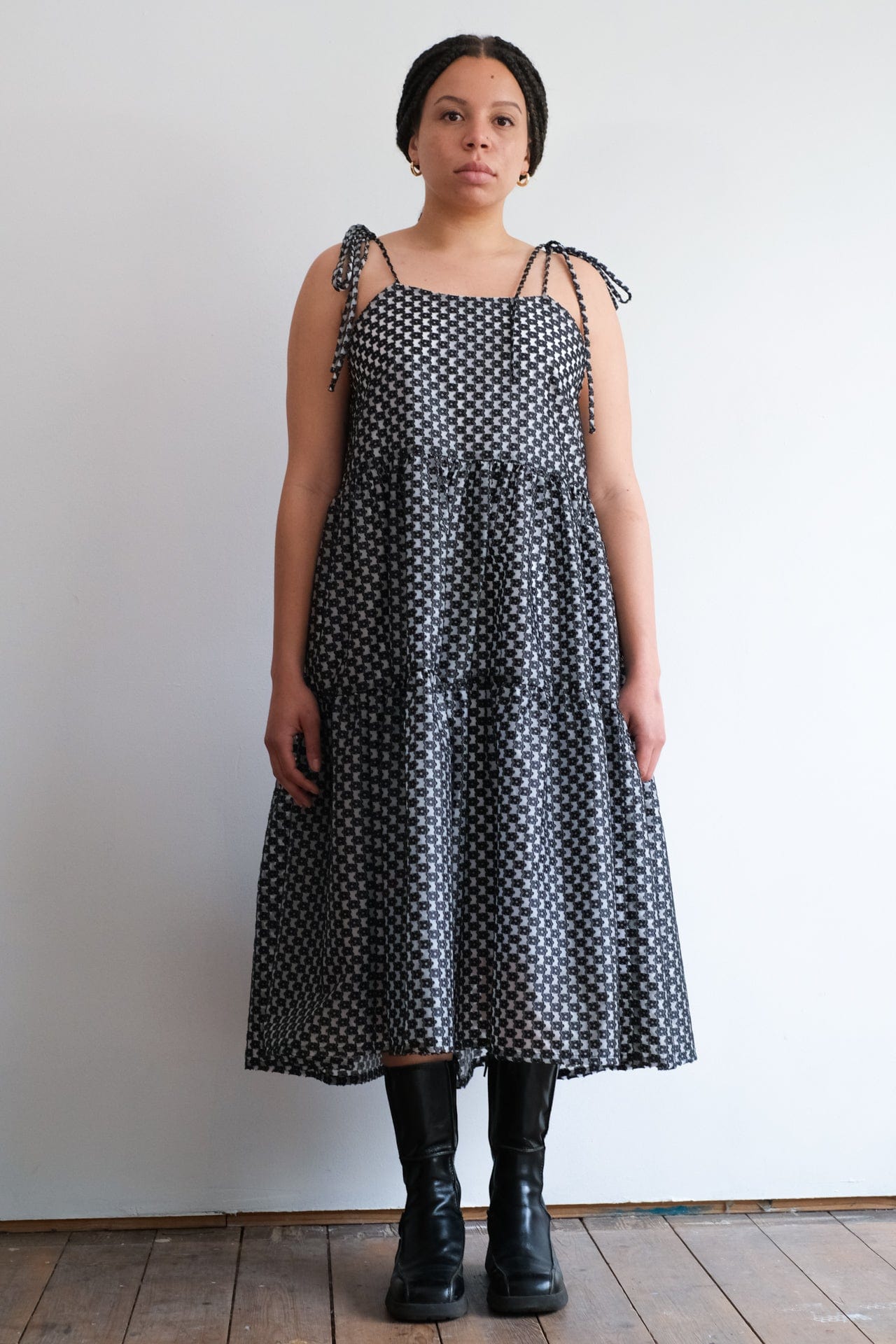 Cece Dress - Black & White