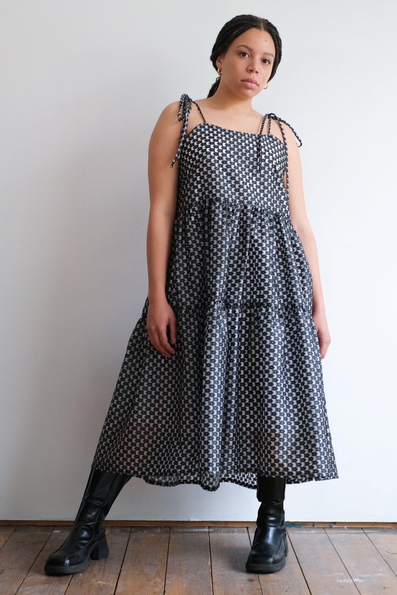 Cece polka dot dress best sale