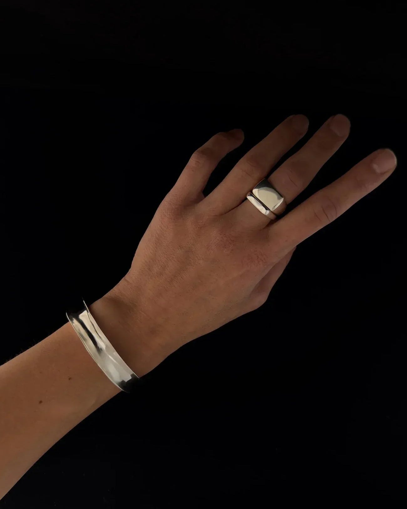 Large Sinetti Ring - Silver