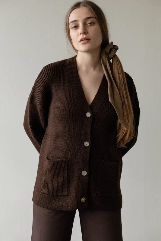 Everyday Cardigan - Walnut