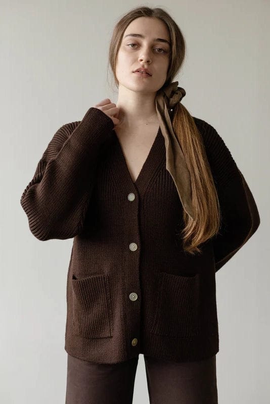 Everyday Cardigan - Walnut