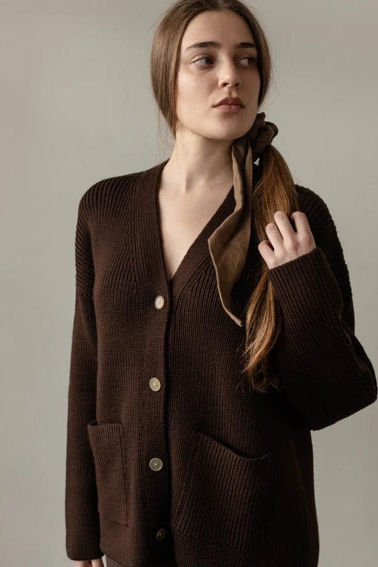 Everyday Cardigan - Walnut