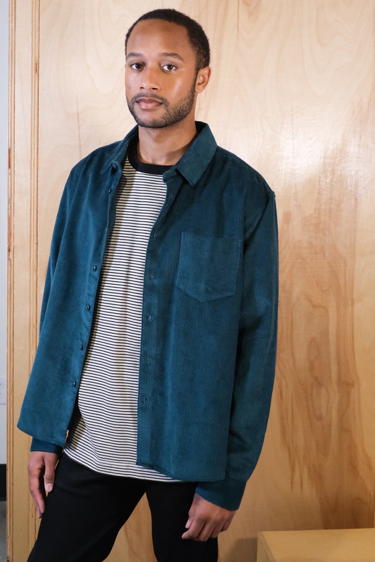 Day Corduroy Shirt - Deep Teal