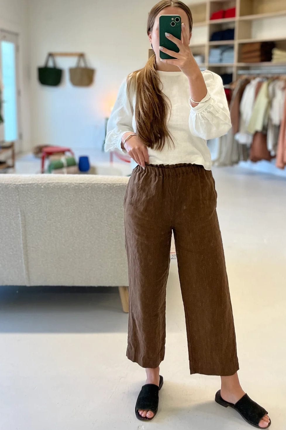 Eva Pant - Chestnut