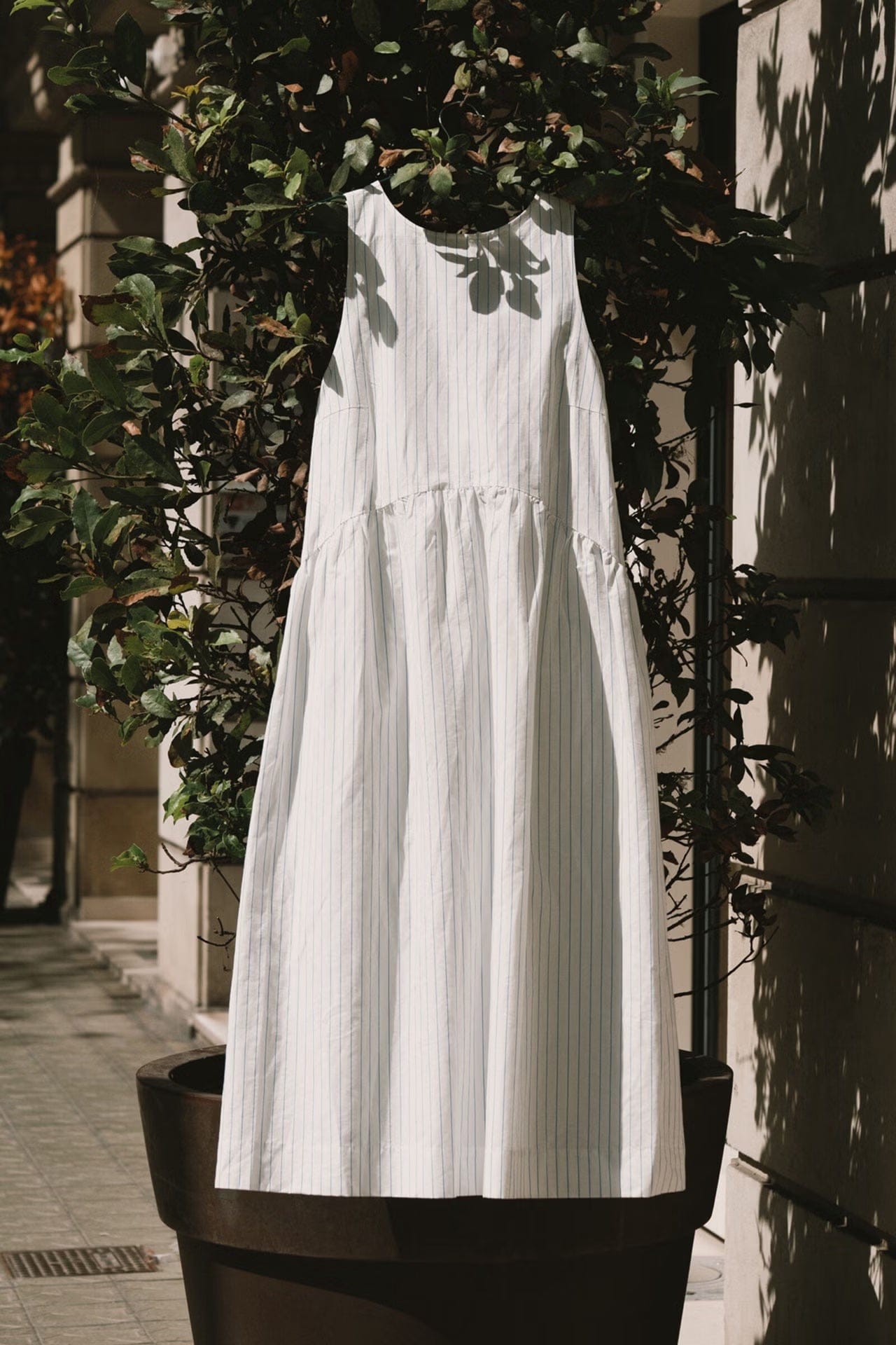 Low Back Striped Dress