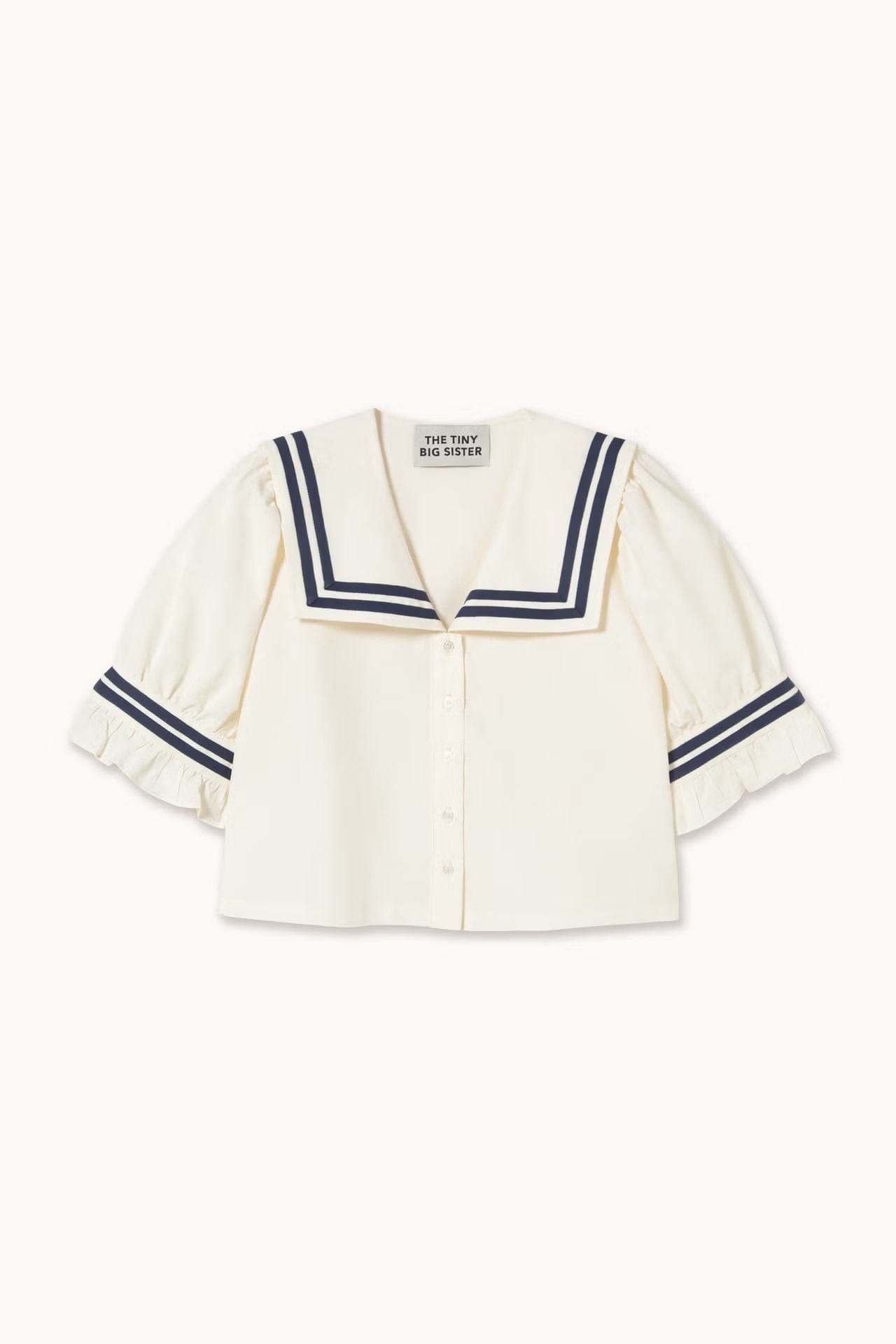 Stripes Blouse - White and Navy