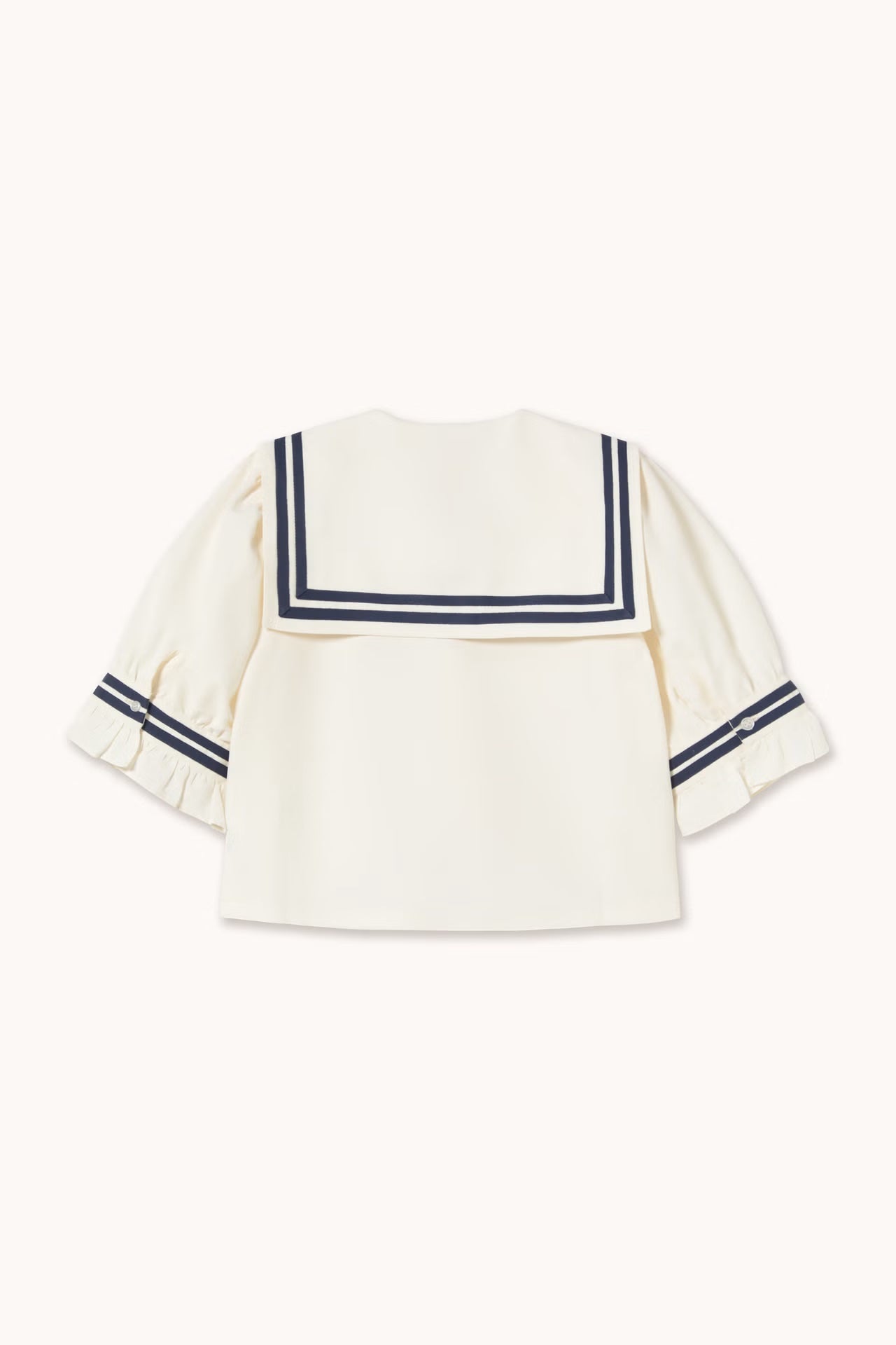 Stripes Blouse - White and Navy