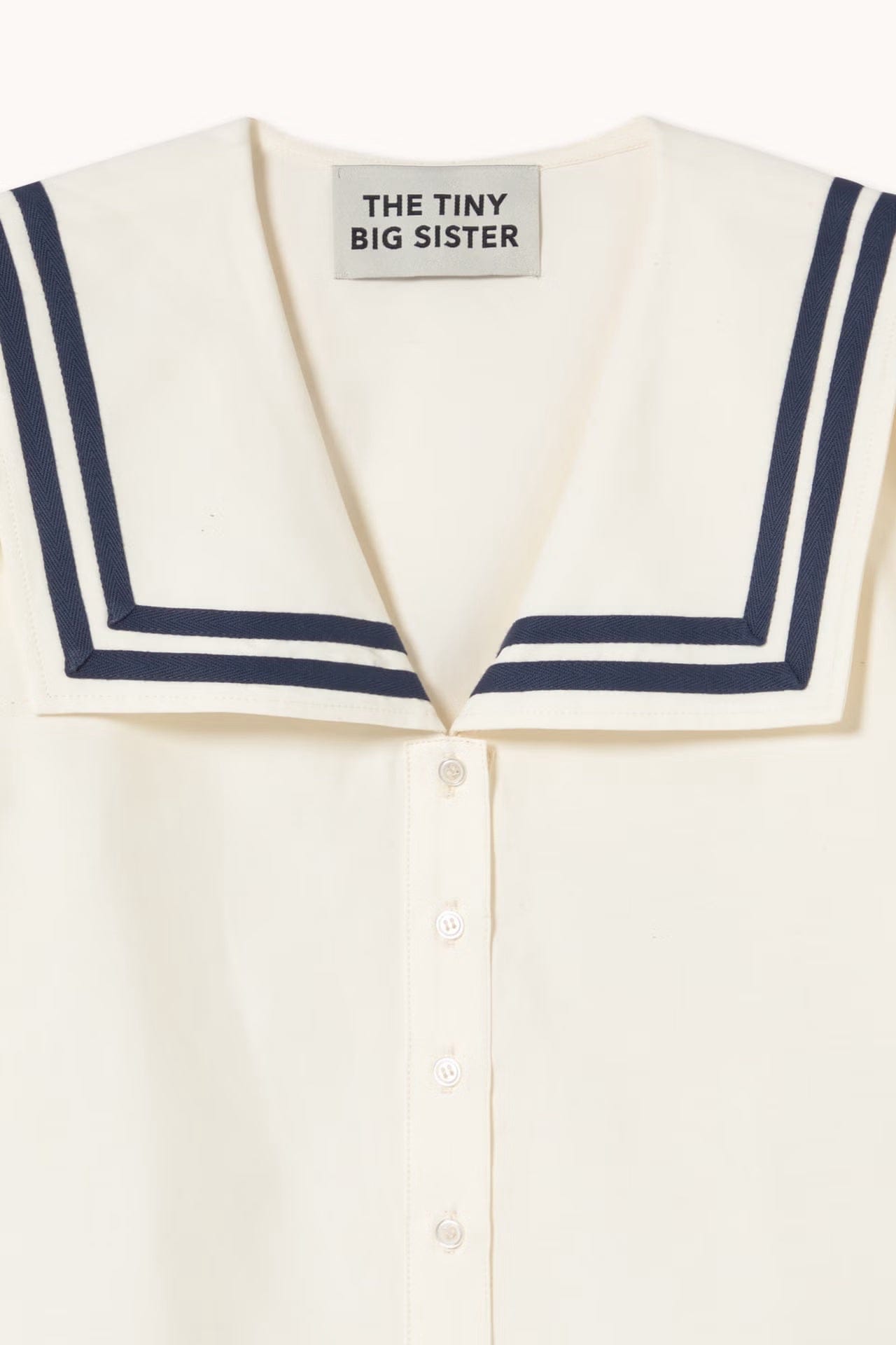 Stripes Blouse - White and Navy
