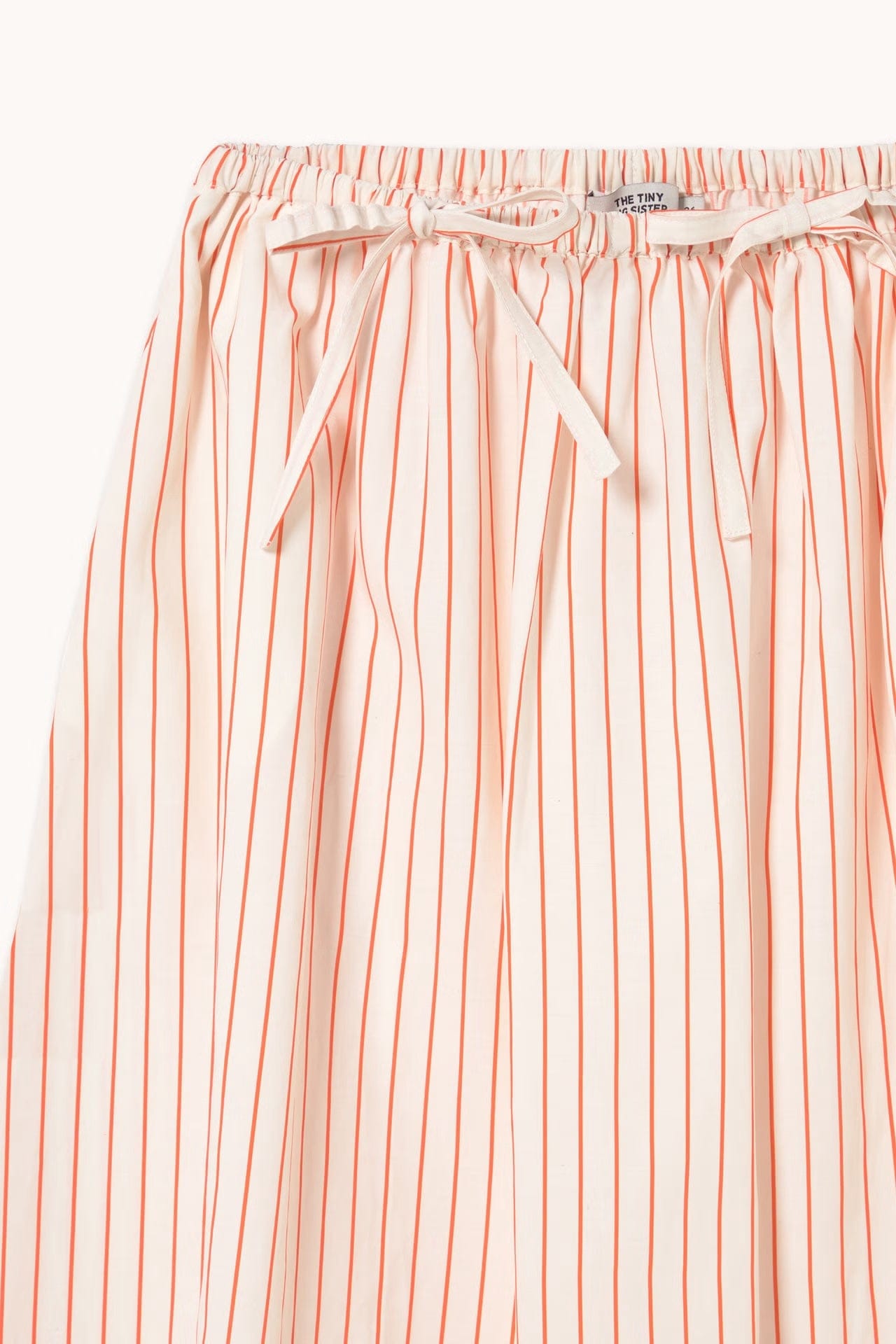 Thin Stripes Bow Skirt