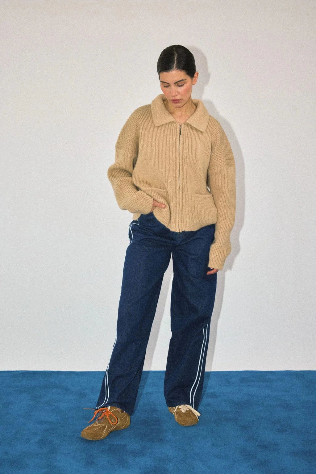 Reid Cardigan - Cashew