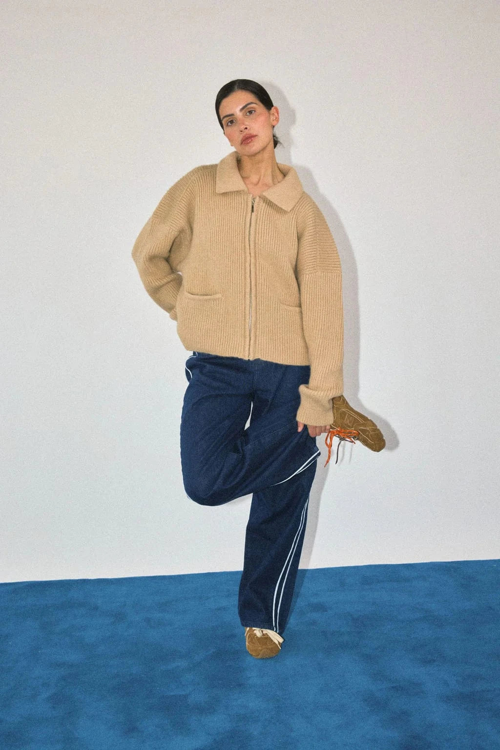 Reid Cardigan - Cashew