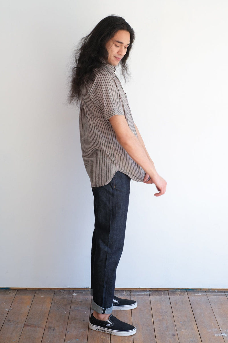 Henry Shirt - Stripes Print