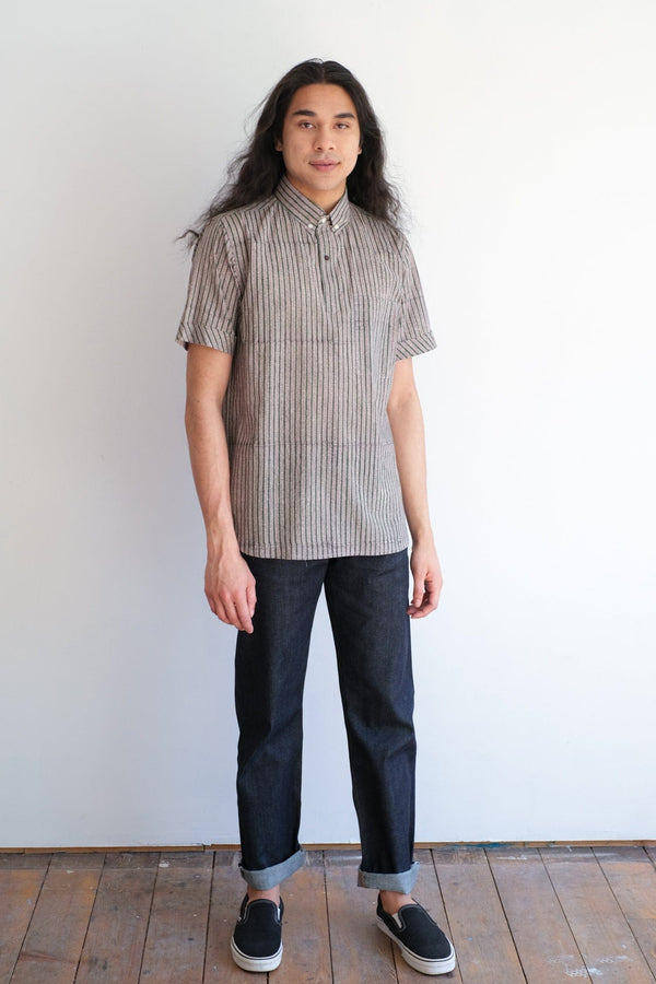 Henry Shirt - Stripes Print