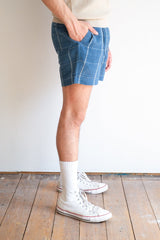 Olbia Shorts - Blue Grid