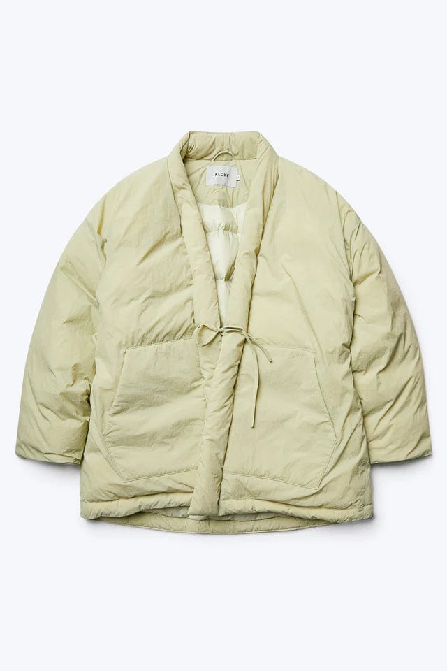 Abeyance Quilted Wrap Coat - Sand