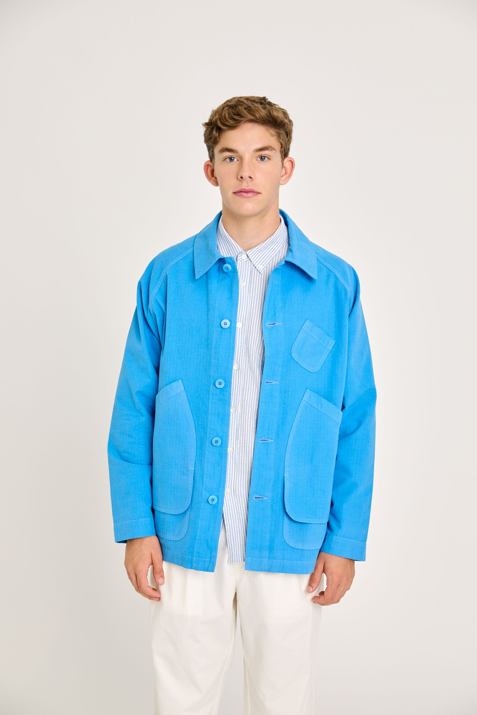 Mantero Jacket - Azure Canvas