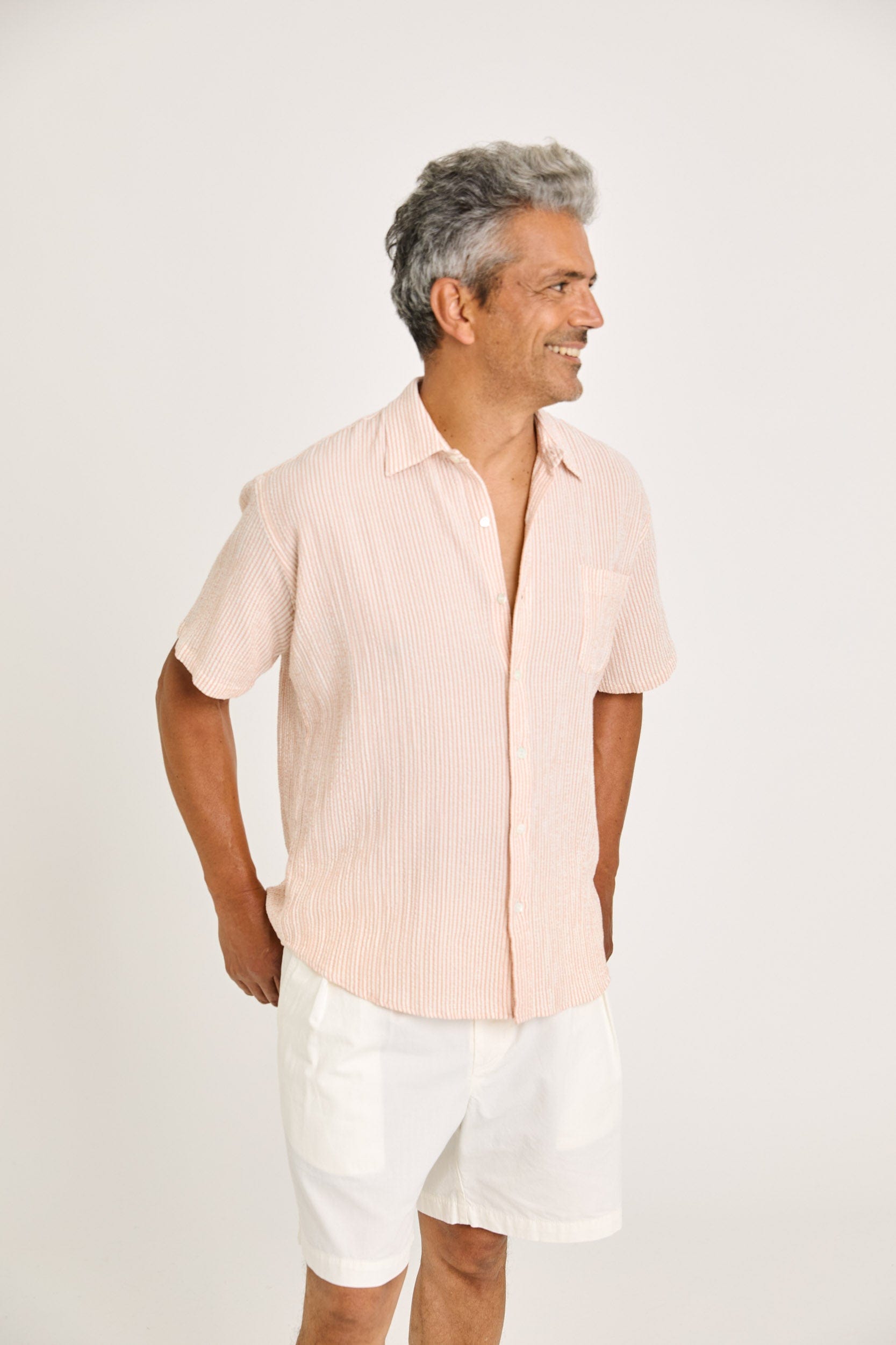 Roque Shirt - Clay Stripes