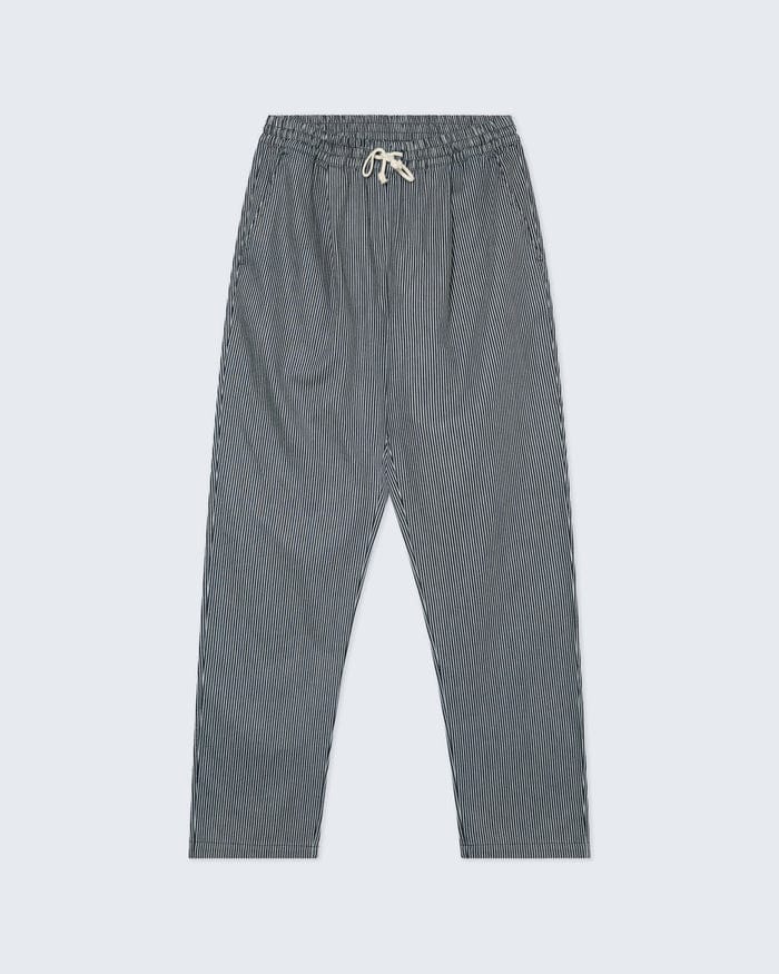 Ponte - Dark Navy Stripes