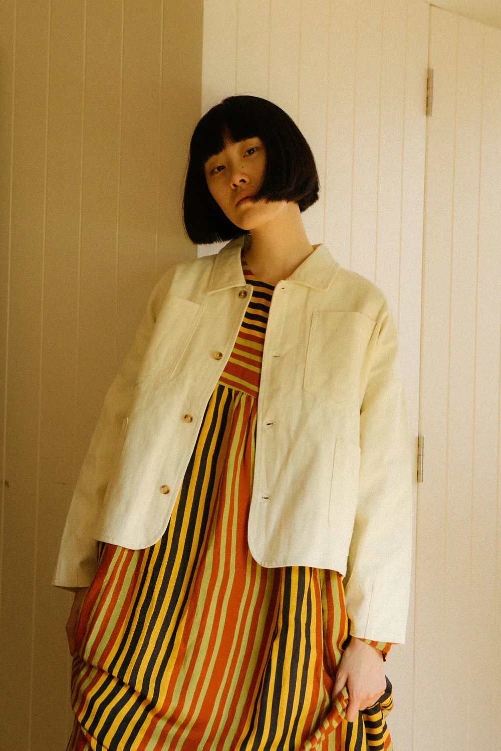 Carson Chore Coat - Ecru