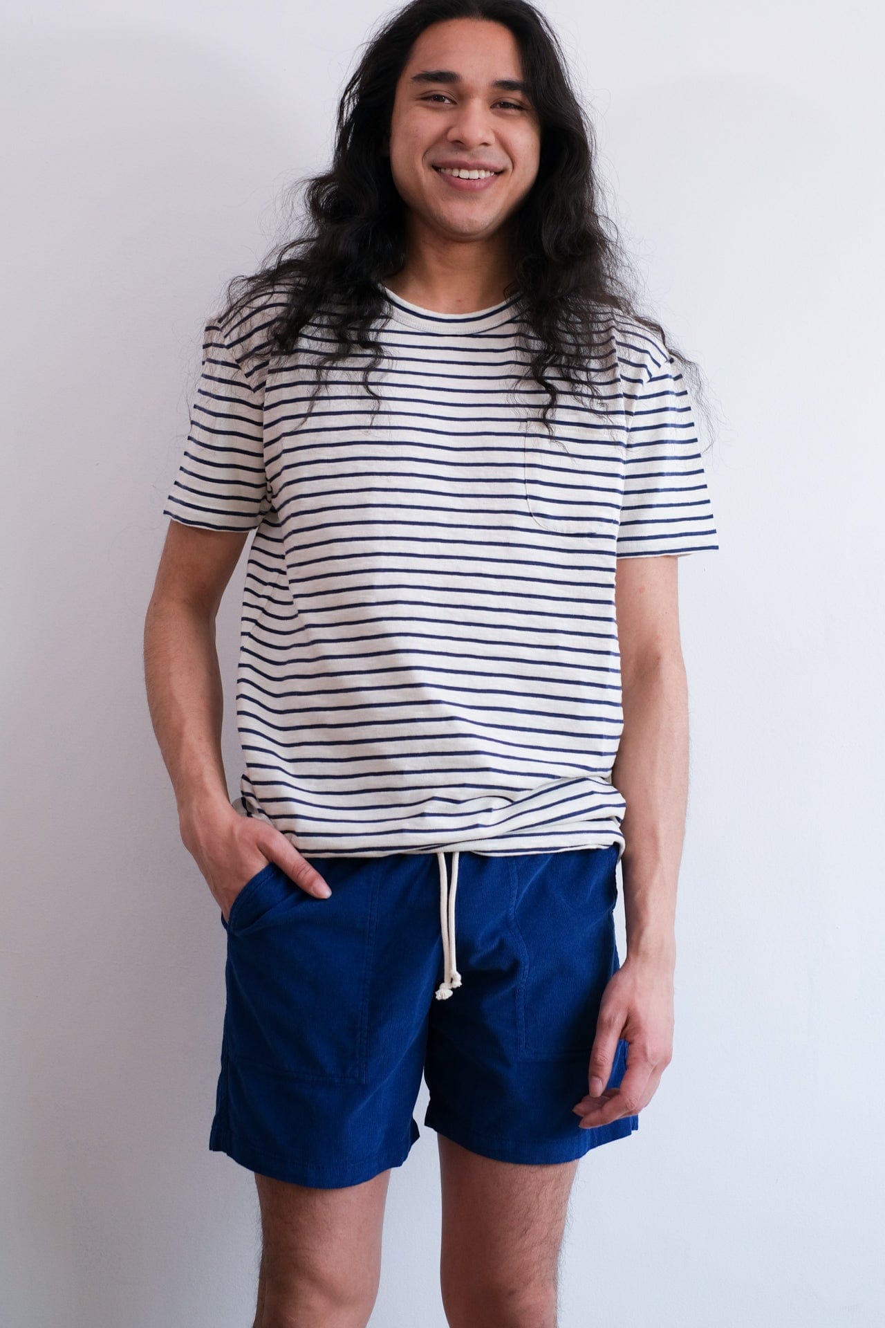 Guerreiro Tee - Blue Stripes