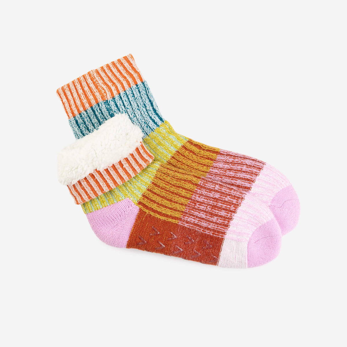 Mosaic House Socks - Rust Lilac