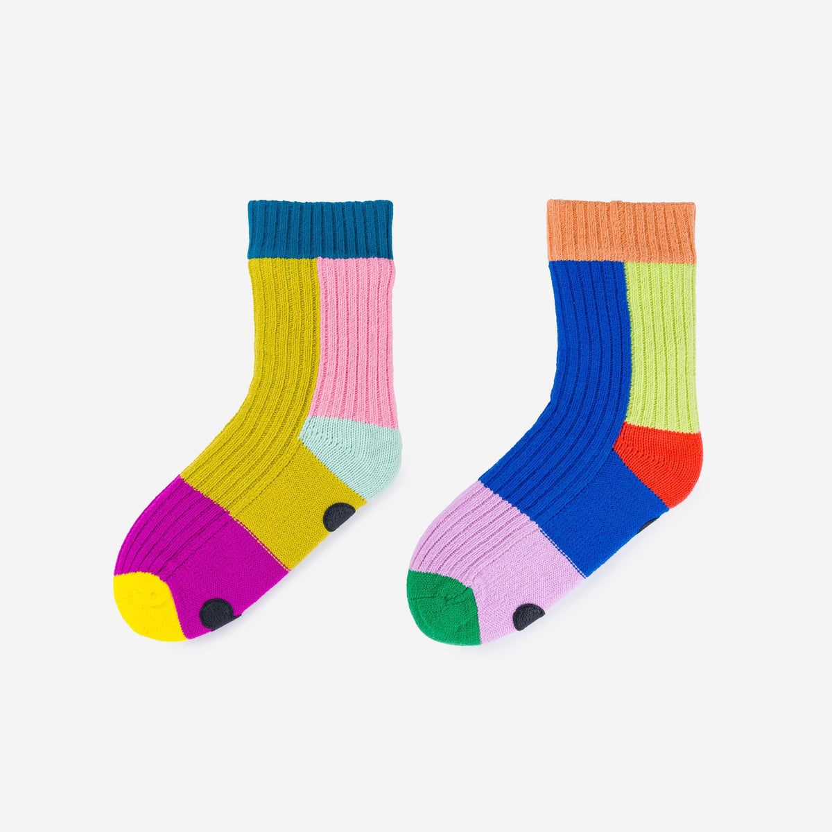 Mismatch House Socks - Desert