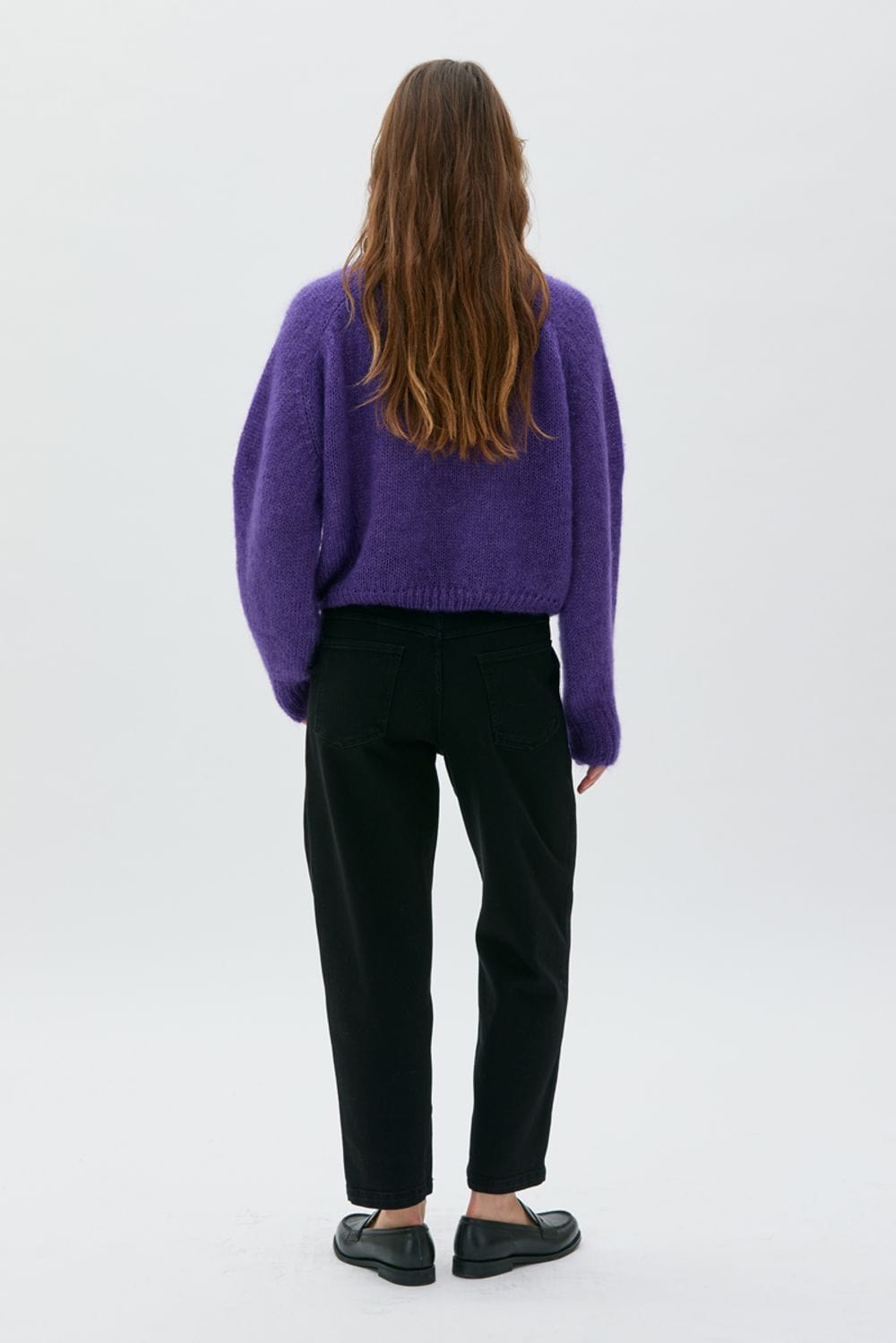 Faye Chunky Sweater - Lupin Lilac