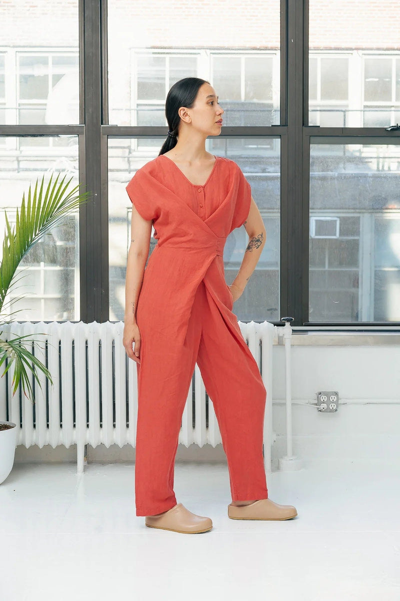 Venus Wrap Jumper - Camellia