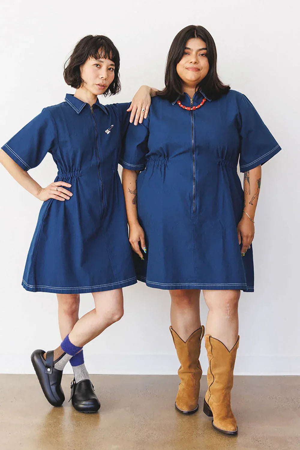 Utility Dress - Navy