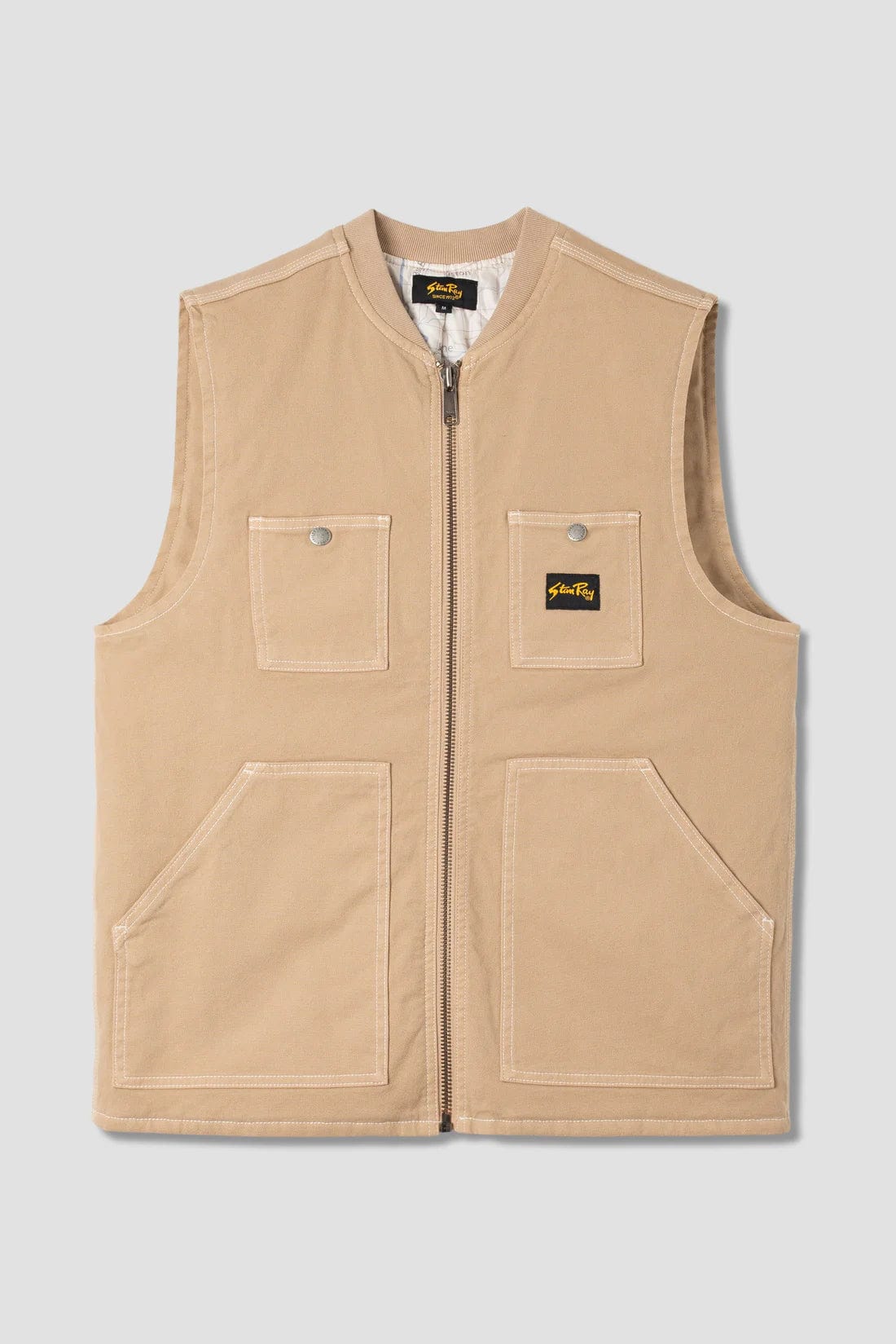 Porkchop Vest - Antique Khaki Duck