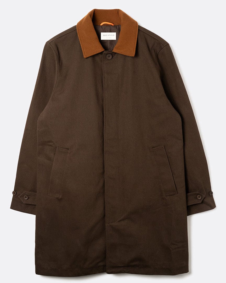 Bellow Car Coat - Brown