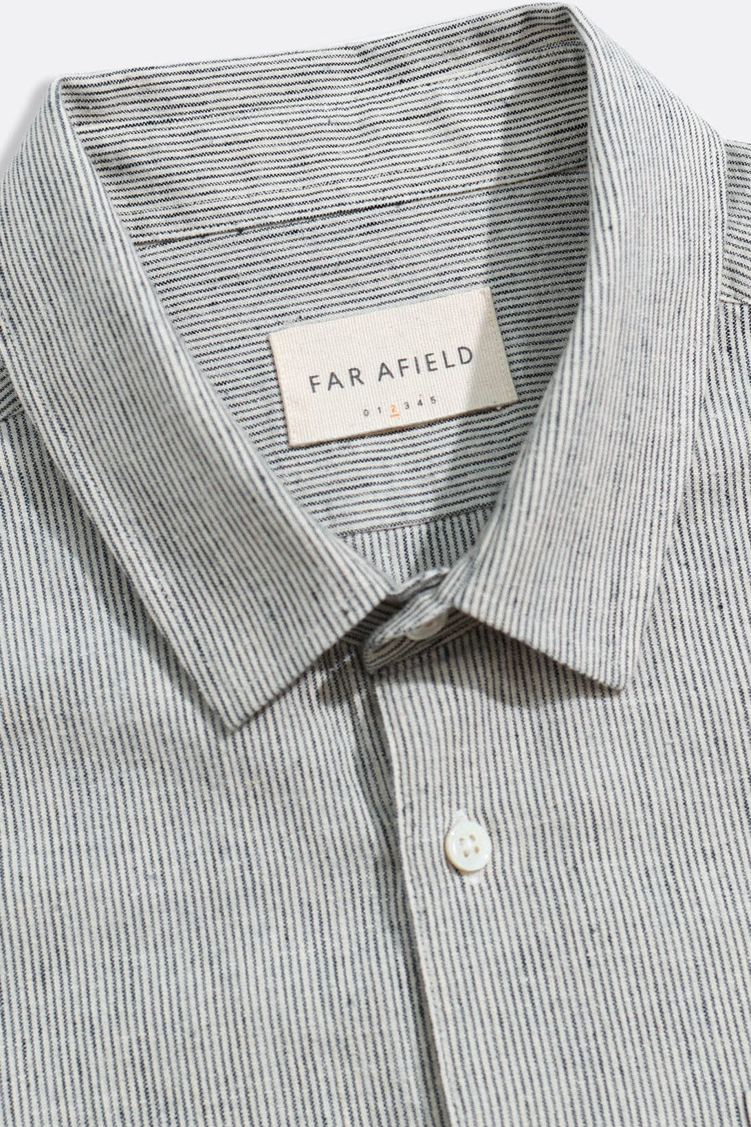 Day Shirt - Stone / Navy Stripe